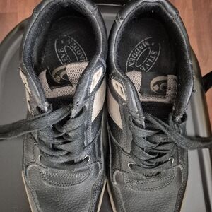 Steve Madden Black and Gray Men's Sneakers